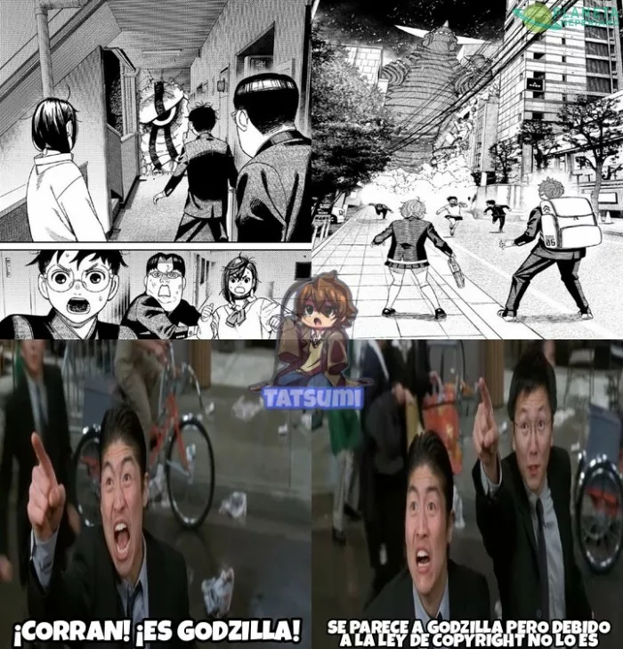 ¡CORRAN COMO SI FUERA GODZILLA!