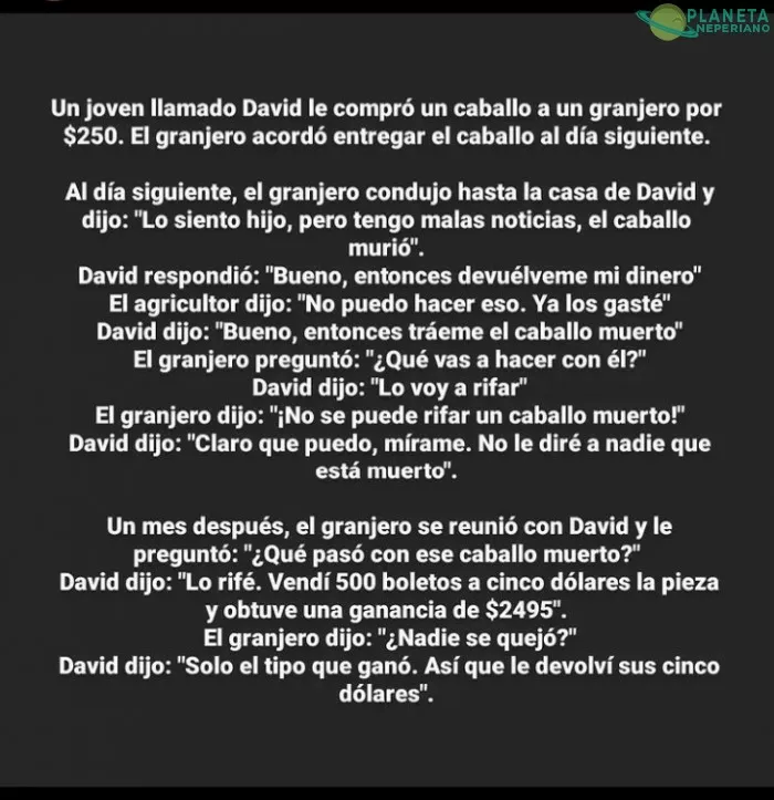 Que inteligente xd :v