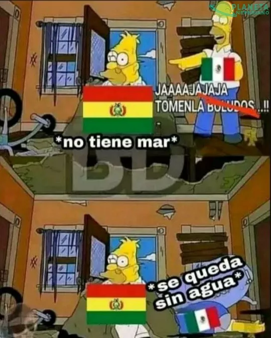 Falta Paraguay ya que el no tiene mar