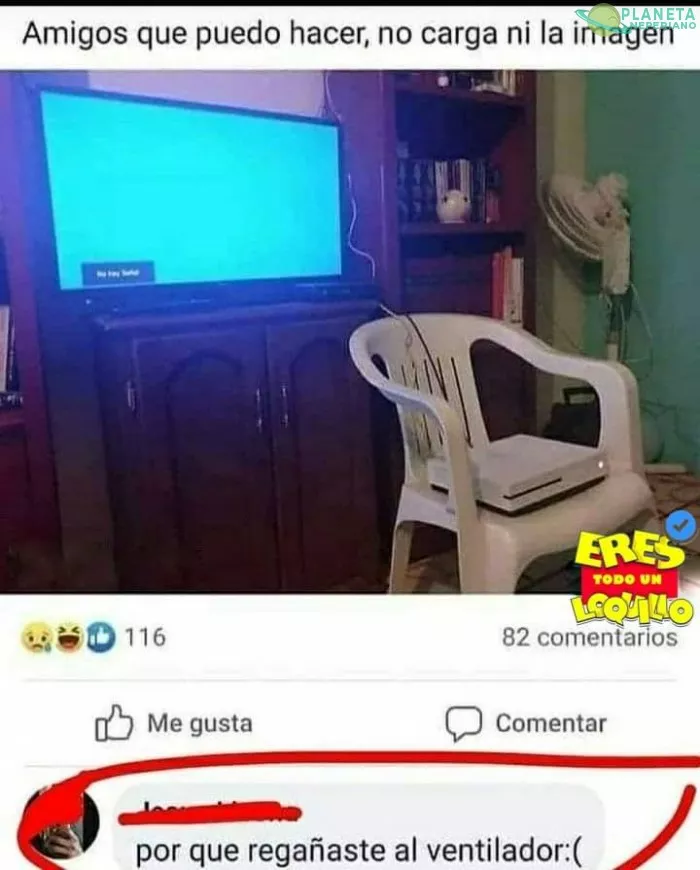 F pobre abanico :'v