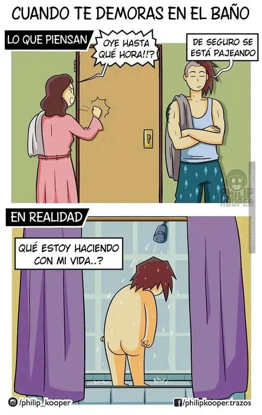 por eso odio bañarme 