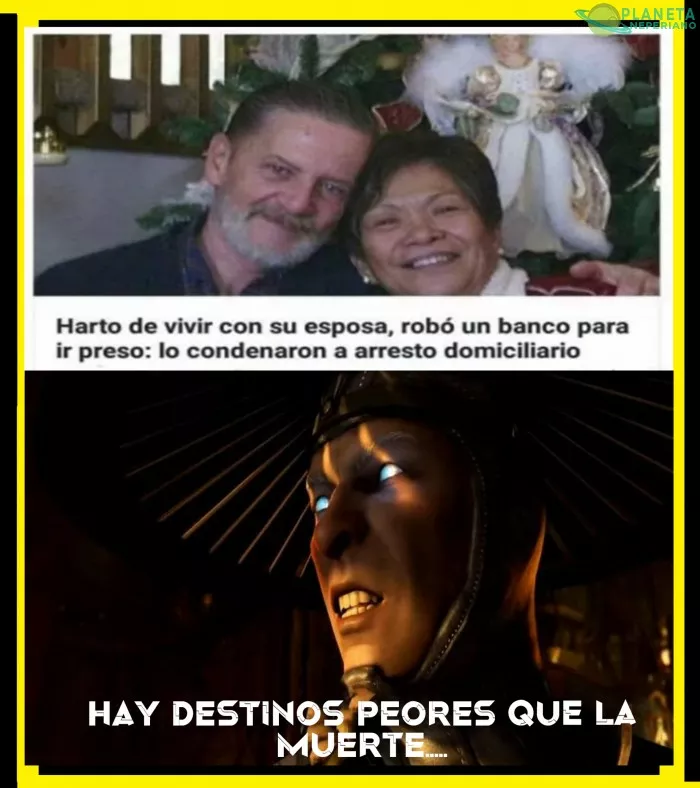 el peor castigo que pudo merecer ese pobre hombre....