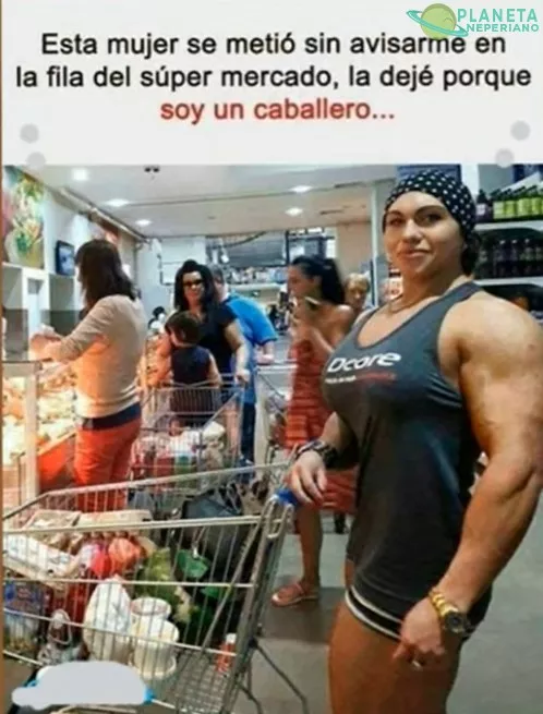 siempre hay que ser caballerosos XD