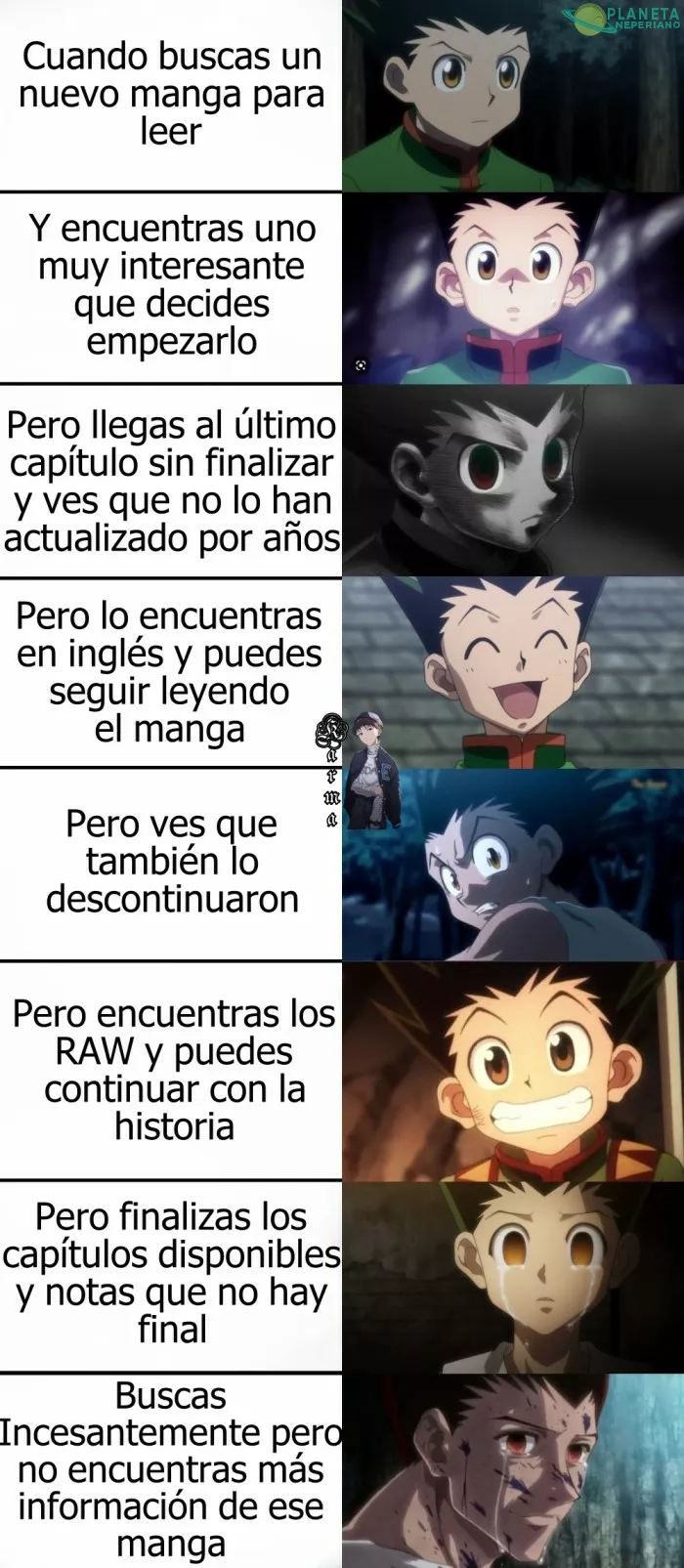 ¿Con qué mangas te ha pasado?