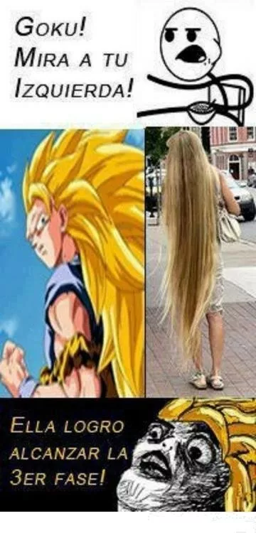 incluso ella lo logro antes que vegeta