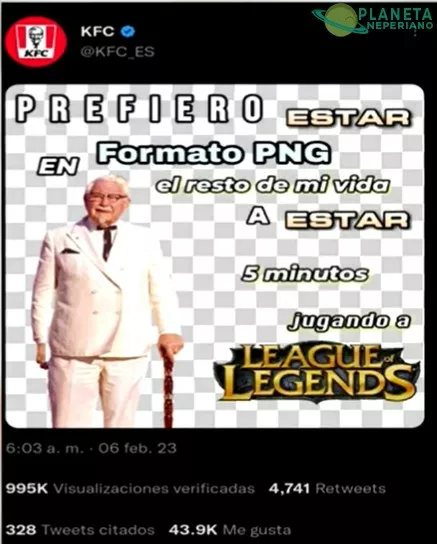 como siempre KFC siendo un basado