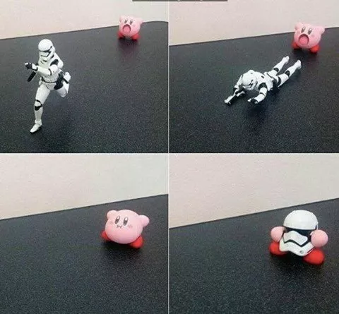 ese kirby es todo un loquillo 