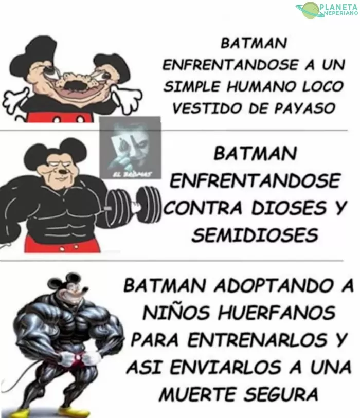 y el bati-ciclo se repite una y otra vez