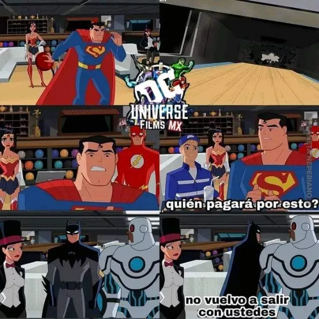 Si se trata de dinero superman no sirve :v