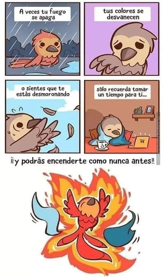 Igual que el ave fenix :v