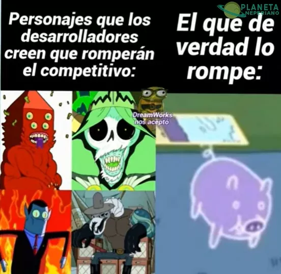 si se ve debil el personaje, es posible que sea el mas roto