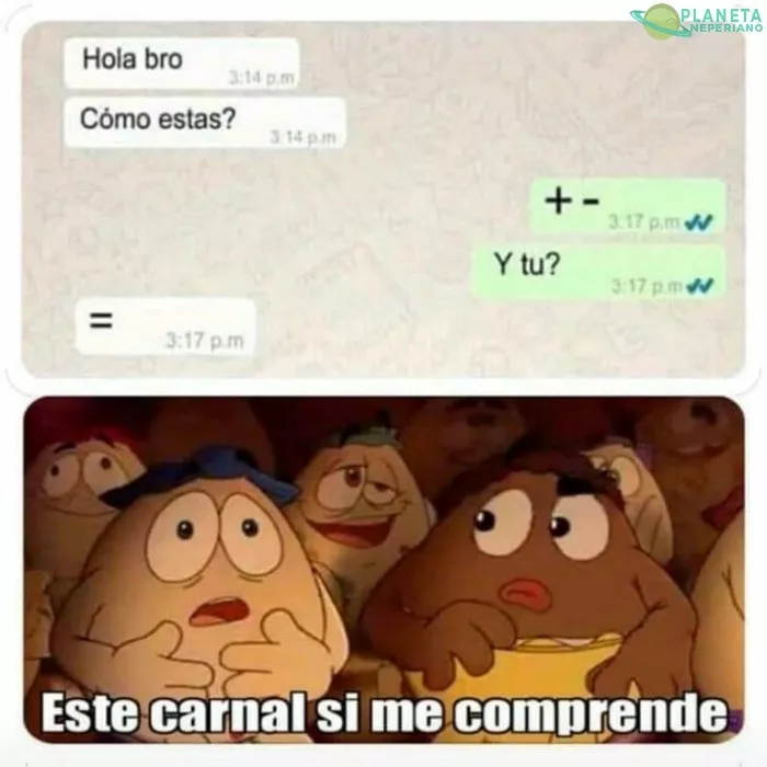 eso es de panas