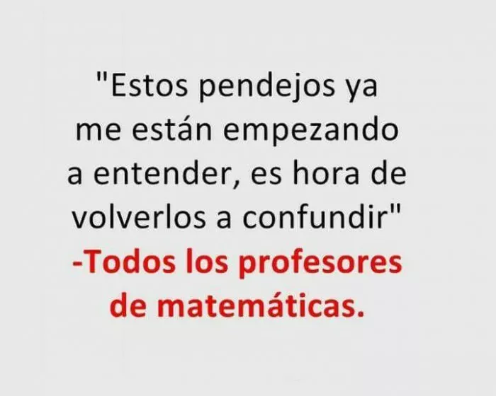 nada mas que... profesores