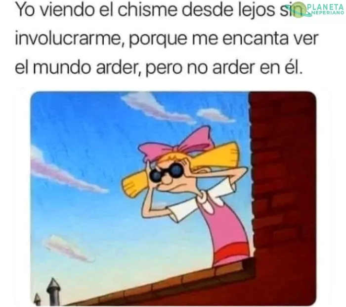 Es mejor estar lejos del desmadre para no salir eridos