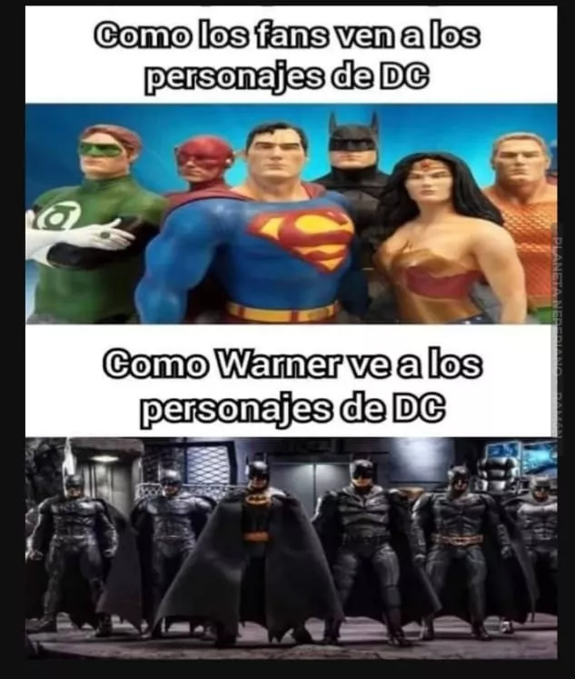 batman hace lo que ellos no hacen, que es vender productos :v