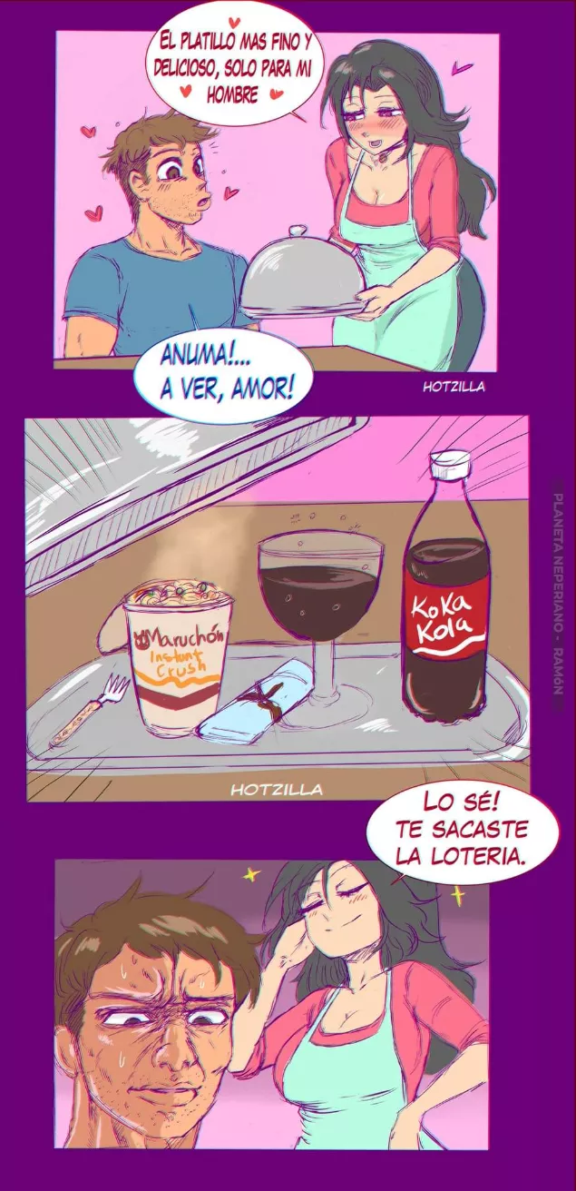 se va a morir, y de hambre tambien