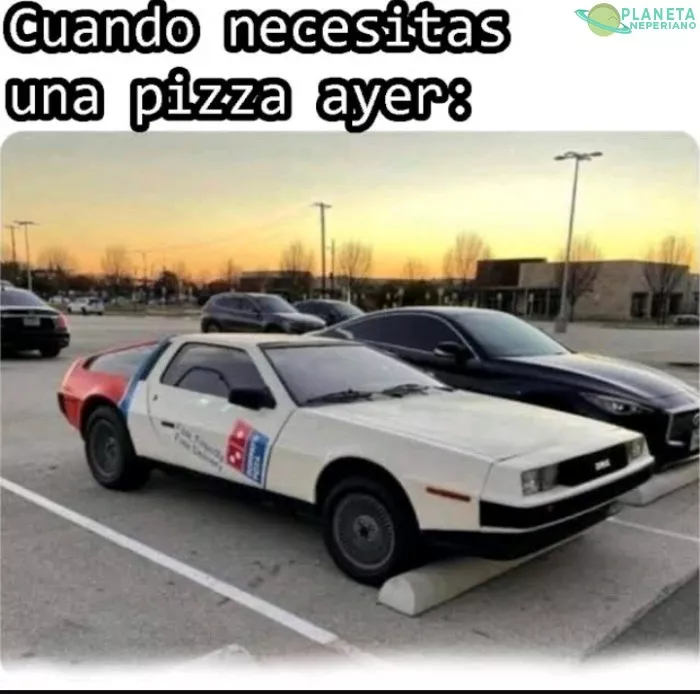 Esa pizza estará helada