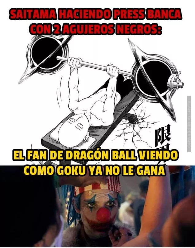 Goku le gana :v