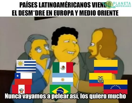 Podremos insultarnos y ser racistas entre nosotros... pero como hermanos veremos arder a los demas:D