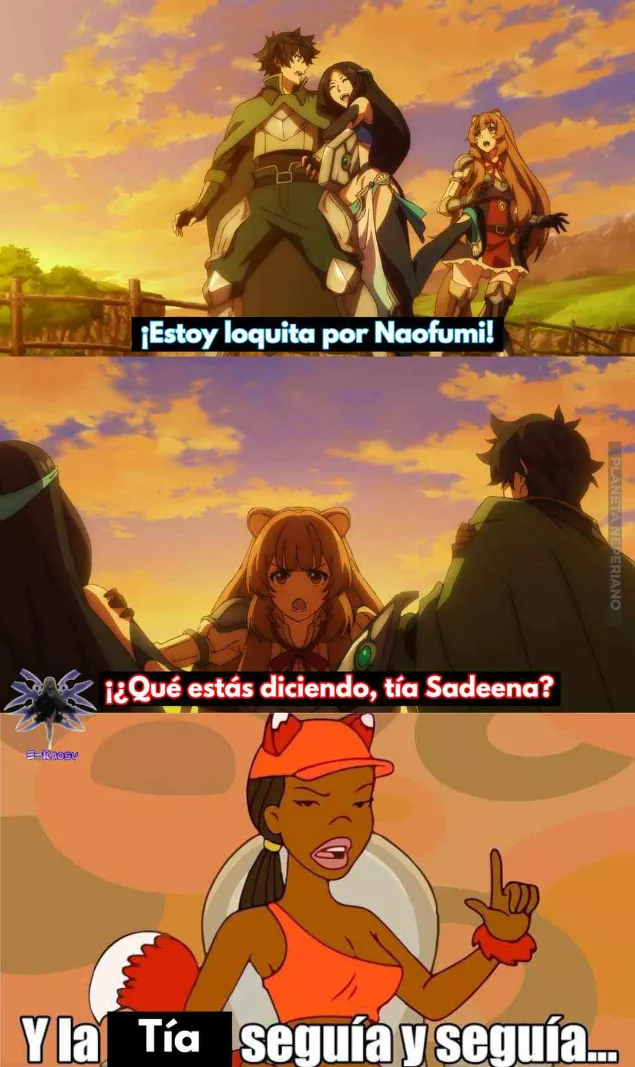 raphtalia lo vio primero :v