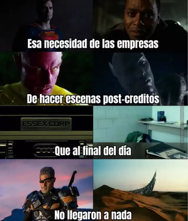 y lo curioso es que son peliculas que se les cancelo una continuacion