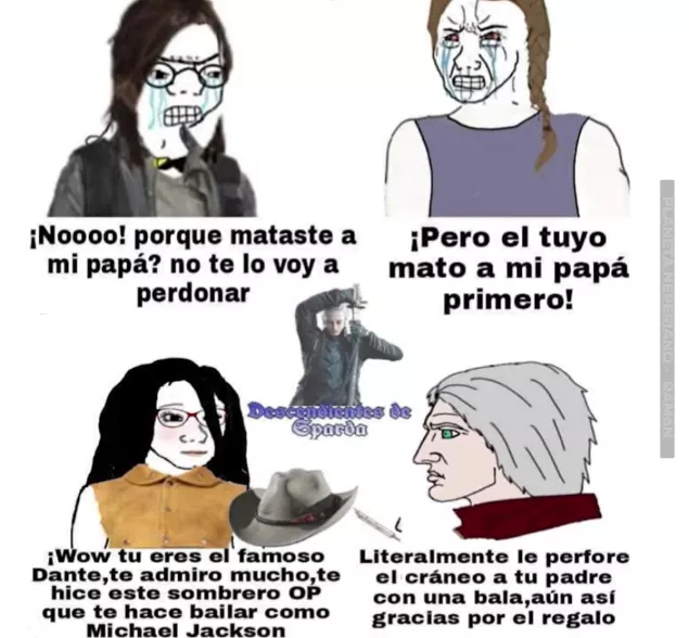 ella almenos dejo el rencor atras XD