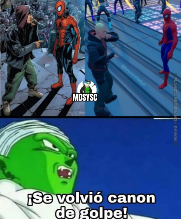 solo fornite puede hacer canon los crossovers de varios personajes