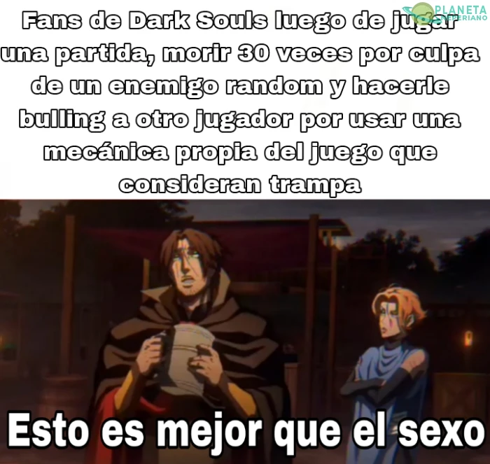 Los fans de dark souls son raros