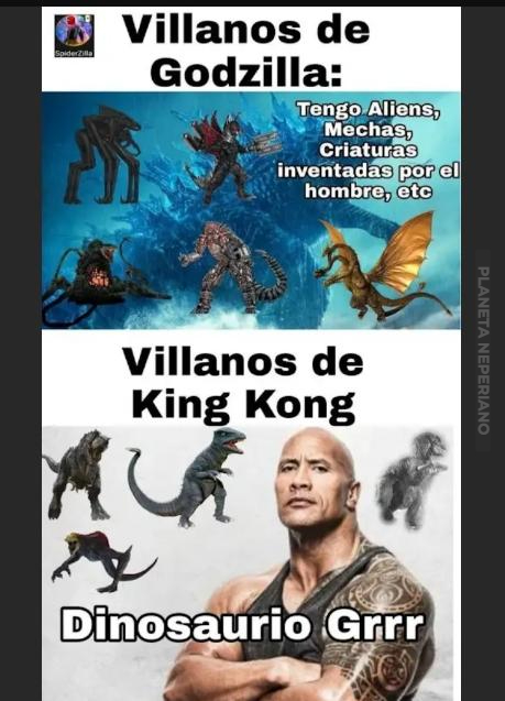 godzilla es uno de ellos :v