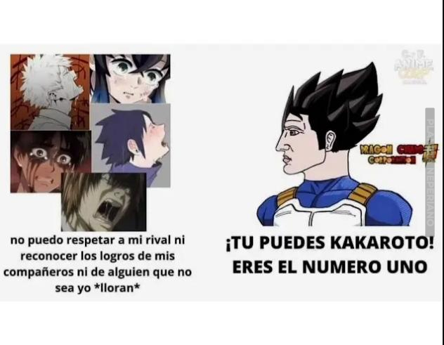 sera el principe de los saiyayins, pero si apoya a su rival almenos