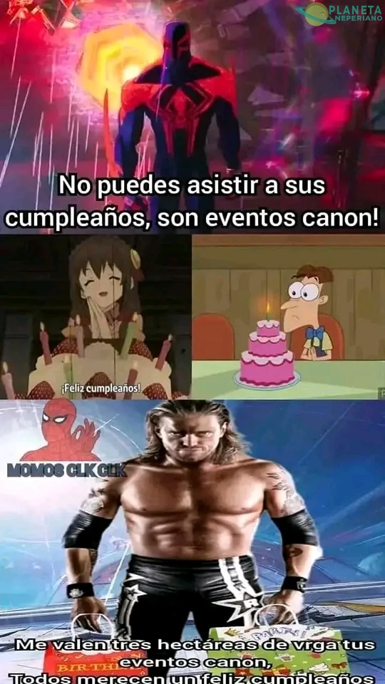 Merecen un feliz cumpleaños