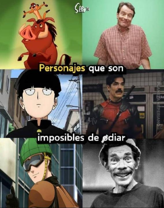 son unos buenos personajes