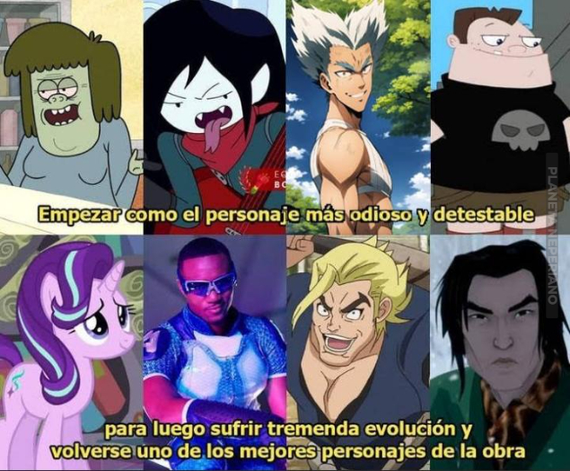 personajes que sus creadores saben desarrollar