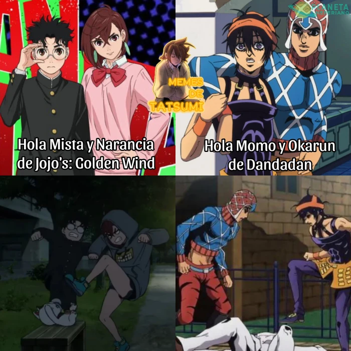 PATEAR GENTE ES UNA JOJO REFERENCIA 😎