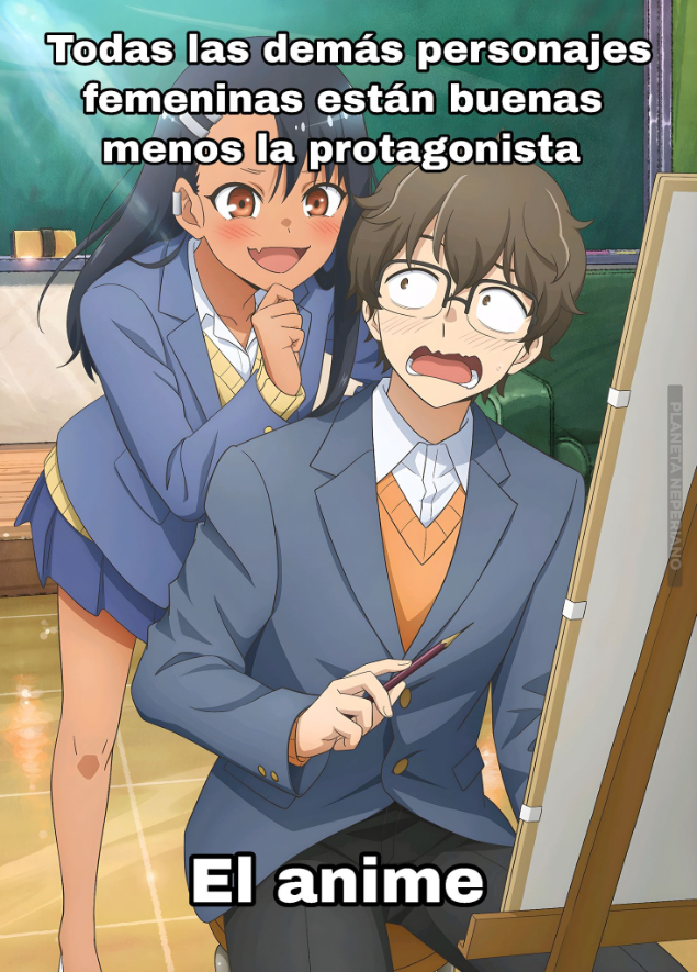 asi como en los demas romcom donde las waifus secundarias estan mas buenas que la waifu principal :v