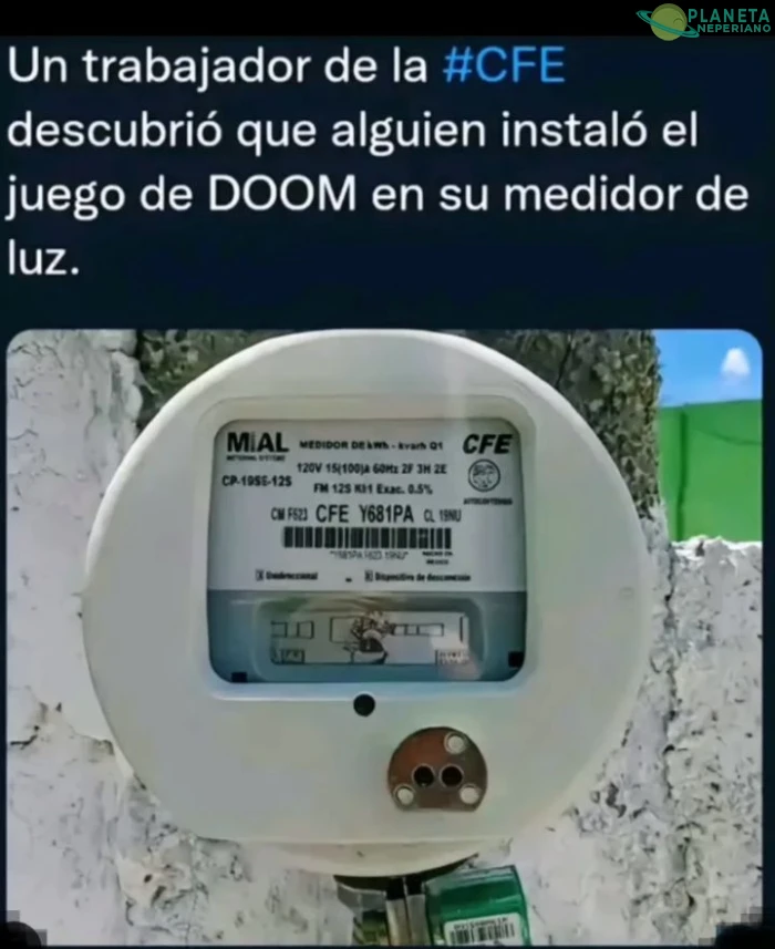 Alm incluso  un medidor corre el doom