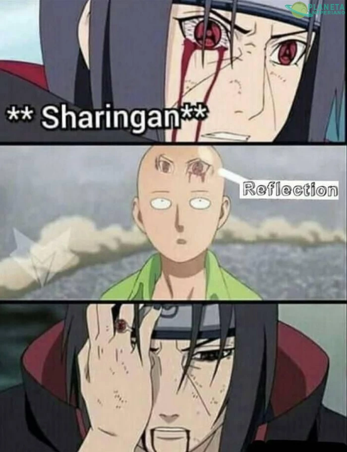 Pobre Itachi... cayó en su propio genjustu
