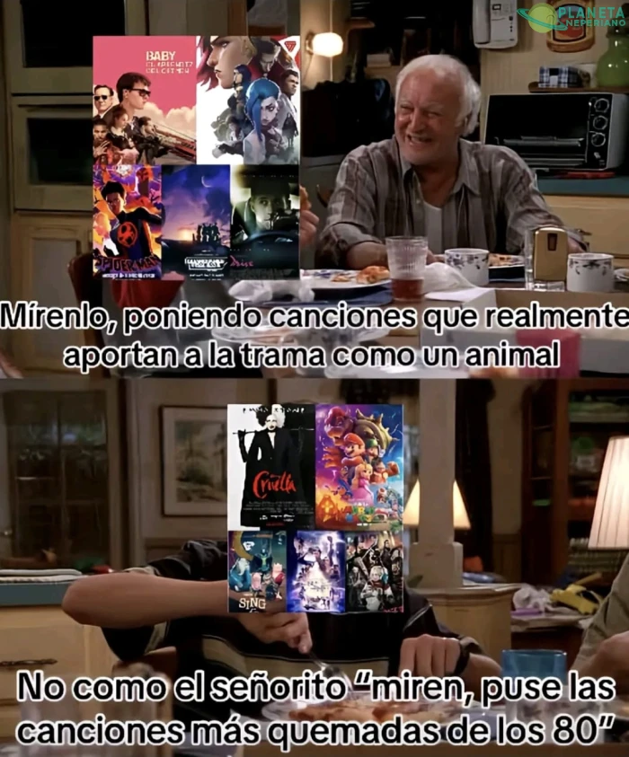 me aguanto el soundtrack ochentero siempre que no le metan inclusion de esta época