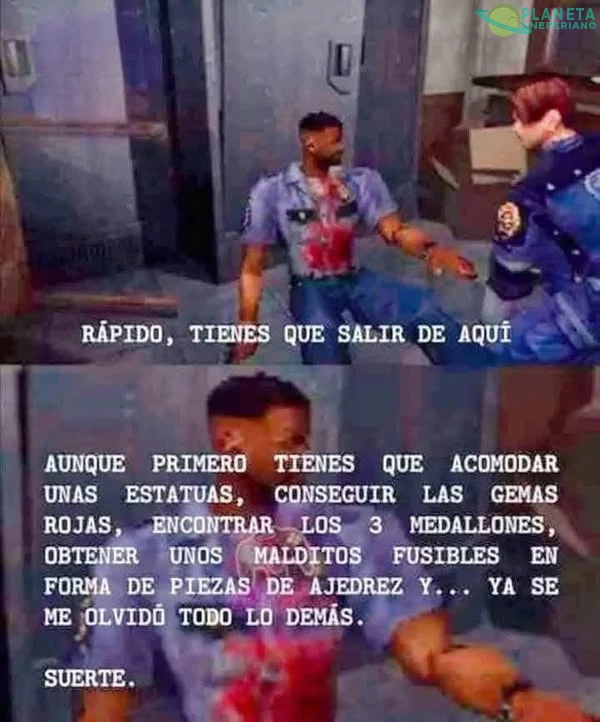 La ruta de escape menos complicado