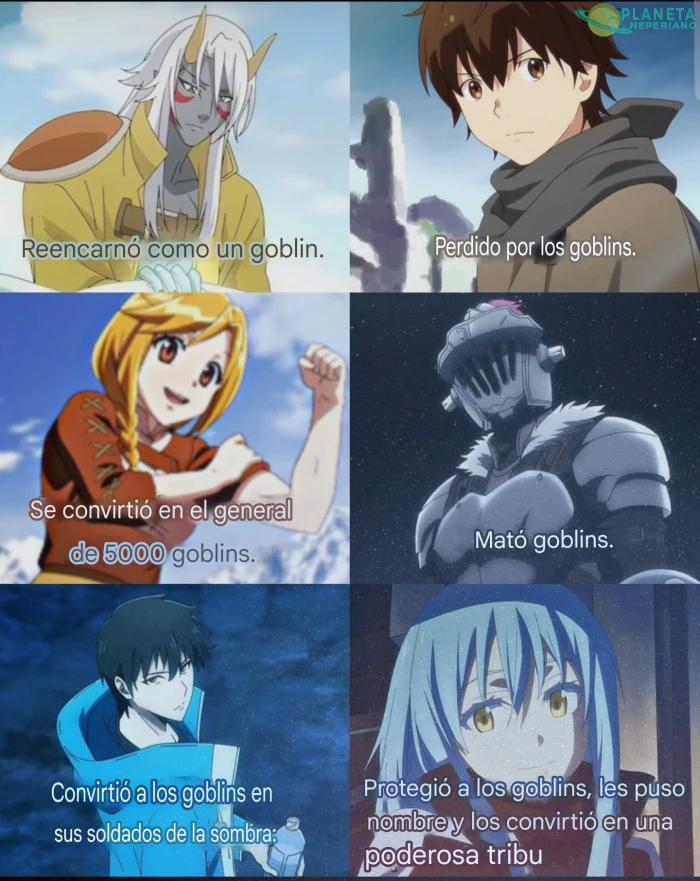 Rimuru , el dios benefactor de los goblins