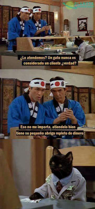 Dinero no discrimina clientela :D