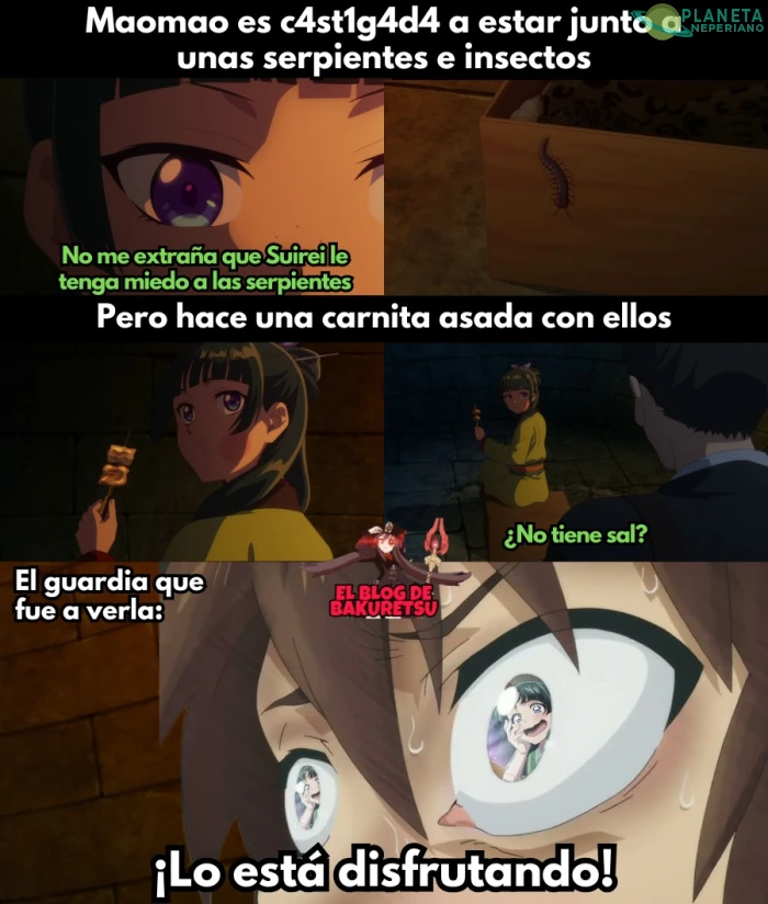 es dificil torturar a Maomao