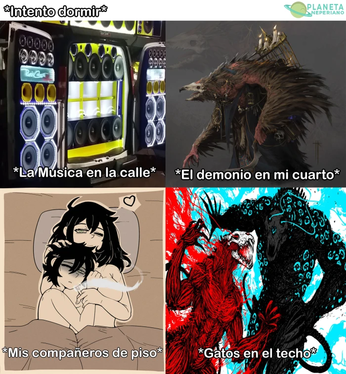 Tan dificil es dormir en paz?