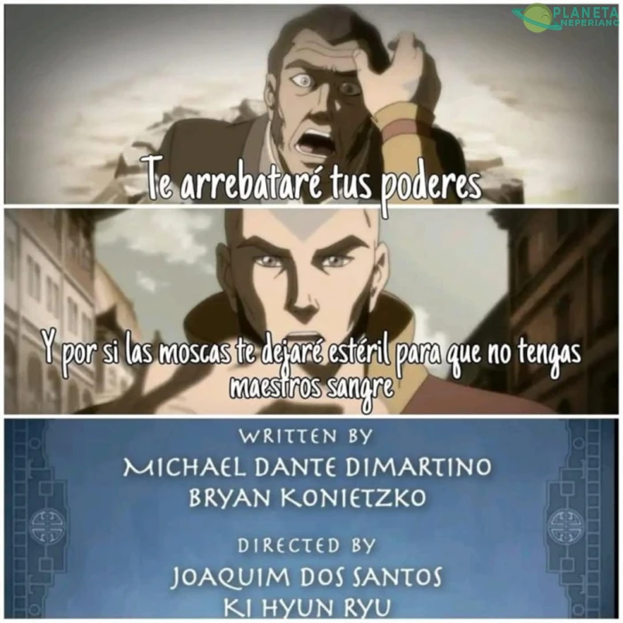 Aang otra vez, cuando debía resolver, no resuelve