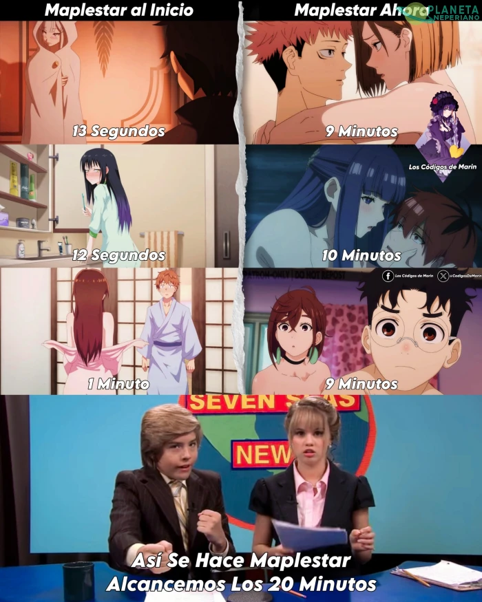 En unos años estaremos celebrando series hentai parodias. I Love You Maplestar