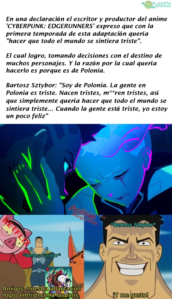 Eres un monstruo, Bartosz...