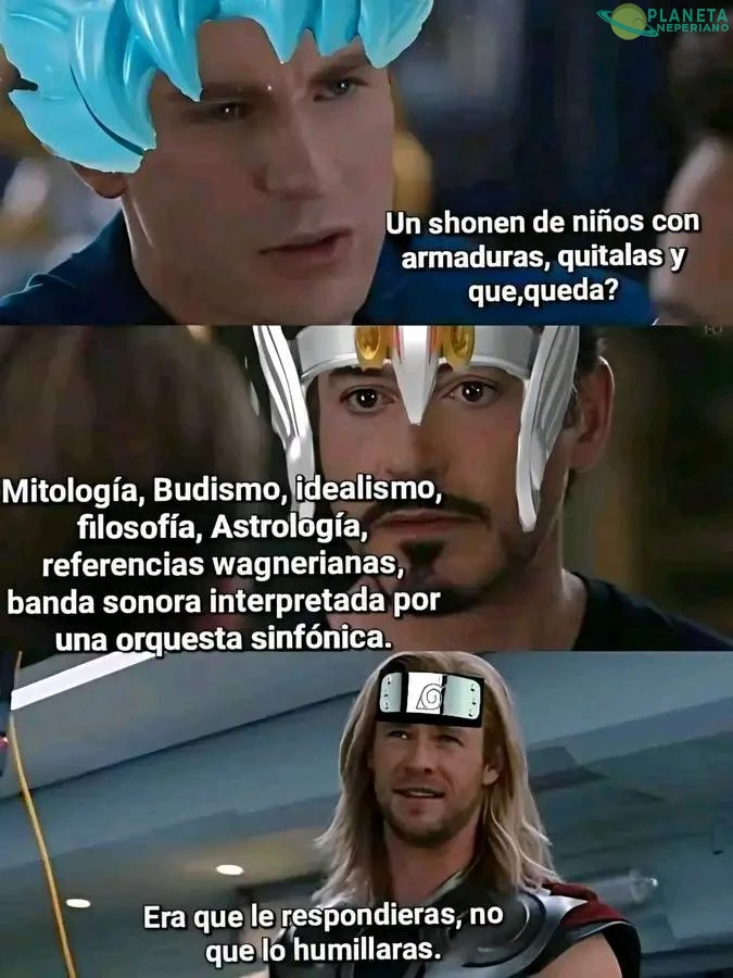 eres grande Goku, pero respeta a los senpais