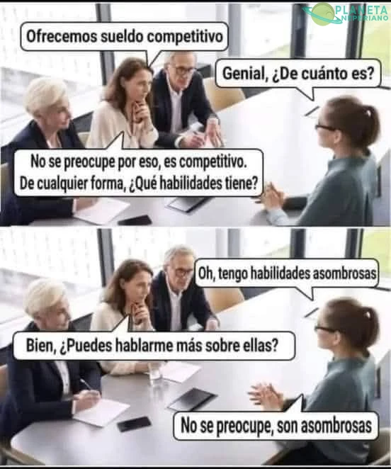 entrevistadores: contratada como nuestra jefa