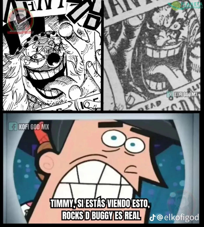 lo tomaria como broma, pero el cariño de Oda a Buggy, me hace dudar
