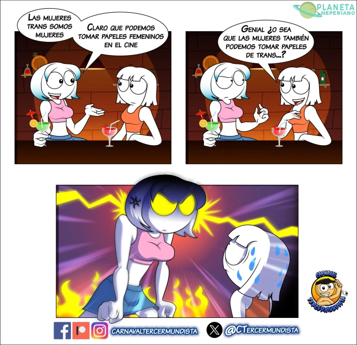 No confundas eso mujer que después te linchan 
